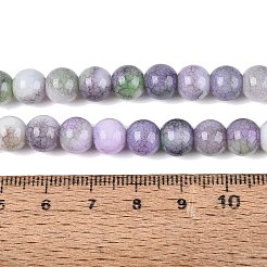 Brins de perles de verre teintées à effet ombré opaque&nbsp;GLAA-Q106-04A-13
