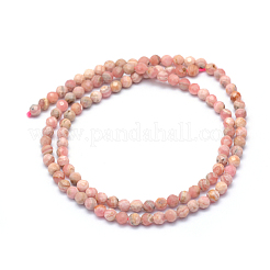 Chapelets de perles en rhodonite naturelle&nbsp;G-E411-11C-3mm