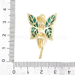 Pendentifs avec zircon cubiques à micro-pavés en laiton&nbsp;KK-C162-011A-01
