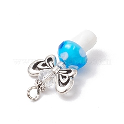 Perle di lampwork fatte a mano con pendenti in perline di vetro&nbsp;PALLOY-MZ00697