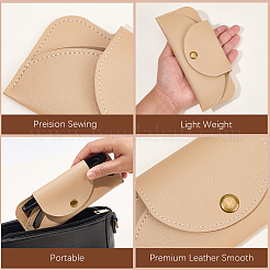 1 funda rectangular de cuero sintético para gafas&nbsp;AJEW-CN0005-53E