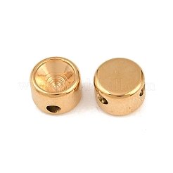Ionenplattierung (IP) 304 Edelstahlperlen-Strassfassungen&nbsp;STAS-U024-17G