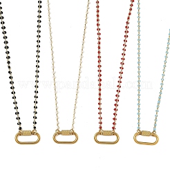 Collares de cuentas esmaltadas hechos a mano&nbsp;NJEW-JN06628