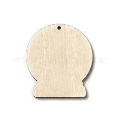 Einseitig bedruckte Holzanhänger&nbsp;LS-WOOD-H102-02B