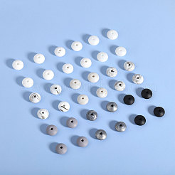 144 pz. 9 perline abaco in silicone ecologico per uso alimentare a rondelle&nbsp;SIL-CA0003-16