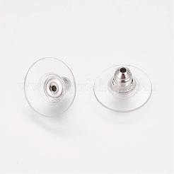 Pendientes de latón con pendientes de embrague&nbsp;X-KK-EC129-S