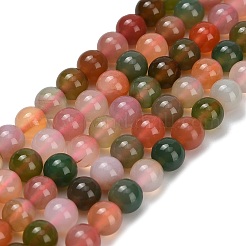 Chapelets de perles d'agate naturelle&nbsp;G-F814-A02-6mm
