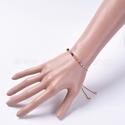 Bracciali regolabili in agata naturale&nbsp;BJEW-JB04929-03