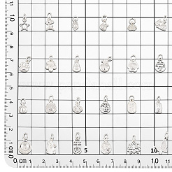 24 pièces 24 styles breloques en laiton&nbsp;FIND-PH0020-24