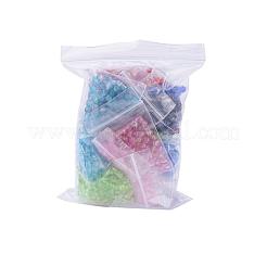 Spray gemalte Crackle Glasperlen&nbsp;CCG-JQ0001-01-4mm