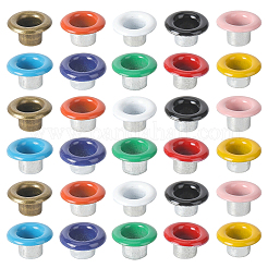 200 juego de 10 accesorios de ojal de hierro de colores&nbsp;SCRA-GF0001-10B-05