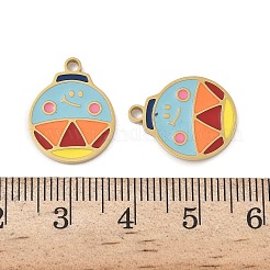 Weihnachten 304 Edelstahl Emaille Anhänger&nbsp;STAS-Z093-08S-G