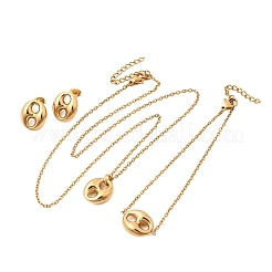 Sets aus ovalen Anhängern&nbsp;SJEW-P008-02G