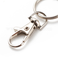 Porte-clés en perles d'imitation en plastique ABS et acrylique&nbsp;KEYC-JKC00353