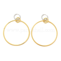 Orecchini a cerchio in acciaio inossidabile 304 per donna&nbsp;EJEW-U043-01G
