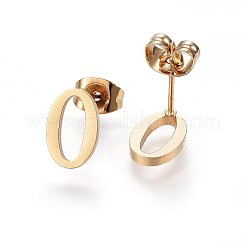 Conjuntos de joyas con colgantes y aretes de acero inoxidable 304&nbsp;SJEW-P099-15G