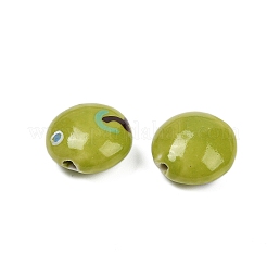 Perles en porcelaine manuelles&nbsp;PORC-I029-08A