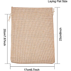 Sackleinen Packtaschen Tunnelzug Taschen&nbsp;ABAG-BC0001-02