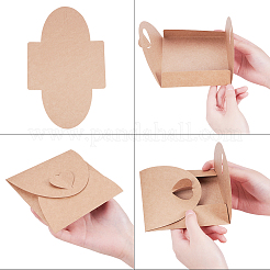 Vintage quadratische Herzschnallen-CD-Umschläge&nbsp;DIY-WH0092-01