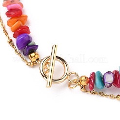 Collares de doble capa de san valentin&nbsp;NJEW-JN03192