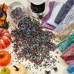 120 g 8 Farben Kunststoffröhrchenperlen&nbsp;KY-DC0001-35B