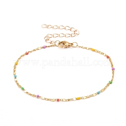 Pulseras de cadena de esmalte&nbsp;BJEW-JB06284