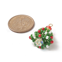 Weihnachtsthema-Anhänger aus Glasperlen&nbsp;PALLOY-TA00027