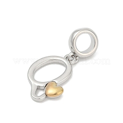 Ciondoli pendenti europei in ottone&nbsp;LS-KK-Z097-01Q-GP