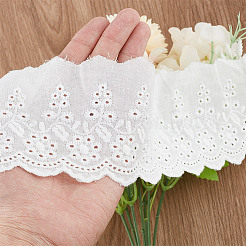 Ruban de dentelle de fleurs brodées en coton&nbsp;OCOR-DR0001-04