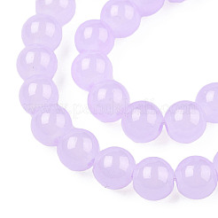 Nachahmung Jade Glasperlen &nbsp;X-DGLA-S076-8mm-27-01