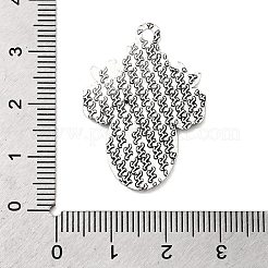 Supports de cabochon en alliage de style tibétain&nbsp;TIBEP-5199-AS-LF