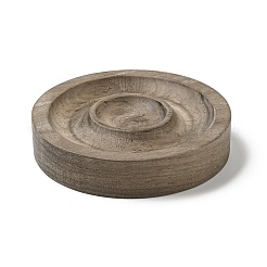Vassoio porta espositore per anello da dito con bracciale rigido in legno di noce&nbsp;BDIS-D002-01C