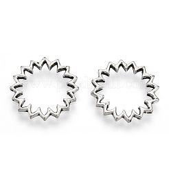 Tibetischer Stil Legierung Verknüpfung Ringe&nbsp;PALLOY-T075-208AS