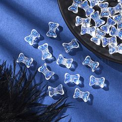 35pcs transparente sprühlackierte Glasperlen&nbsp;GLAA-YW0001-68