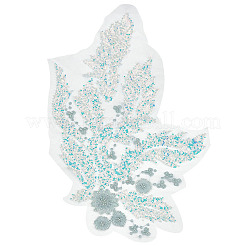 1 Stück Polyester mit Glasstickerei-Ornament-Zubehör&nbsp;DIY-PH0031-82A