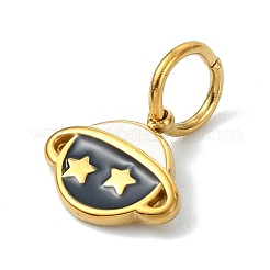 304 Edelstahl-Emaille-Anhänger&nbsp;STAS-A145-01B-G
