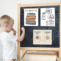 Rettangolo con carta modello faccia&nbsp;DIY-WH0349-119J