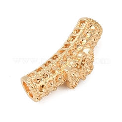 Perline europee in tubo di ottone&nbsp;KK-G532-05B-G