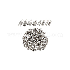4 sachet de 4 styles d'emembouts à sertir pliables en acier inoxydable 304&nbsp;FIND-GA0003-93