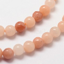 Natürliche rosa Aventurin Perlen Stränge&nbsp;G-N0185-04-2mm