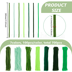 7 Beutel 7 Farben DIY Plüschstäbe&nbsp;DIY-FG0008-35