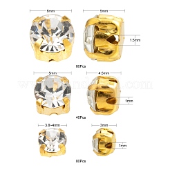 3 Stil Strass aufnähen&nbsp;KK-FS0001-05