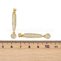 Colgante micropavé cubic zirconia de latón&nbsp;KK-S526-21G