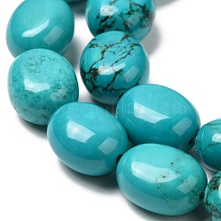 Fili di perline howlite naturale&nbsp;G-B049-D01-03A