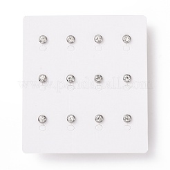 Strasssäulen-Ohrstecker&nbsp;EJEW-H357-04P-A