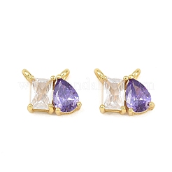 Laiton pavé de zircons cubiques&nbsp;CU-CBA6A75-03G