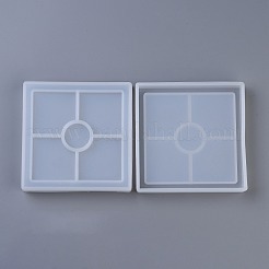 DIY quadratische Untersetzer Silikonformen&nbsp;DIY-P010-29