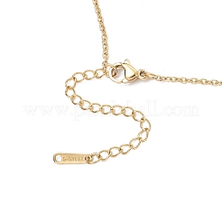 3 Stück 3 Stile natürliche Süßwasserzuchtperle & 304 Edelstahl & Messing Mond Stern Sonne Anhänger 304 Edelstahl Kabelkette Halsketten für Frauen&nbsp;NJEW-JN05364