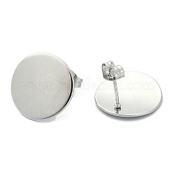 Boucles d'oreilles à tige en acier inoxydable 201 résistant au ternissement&nbsp;EJEW-K270-06A-P