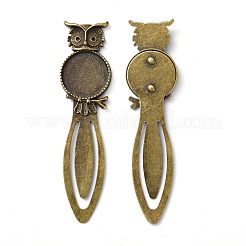 Supports de cabochon de signet en fer&nbsp;X-PALLOY-N0084-20AB-NF